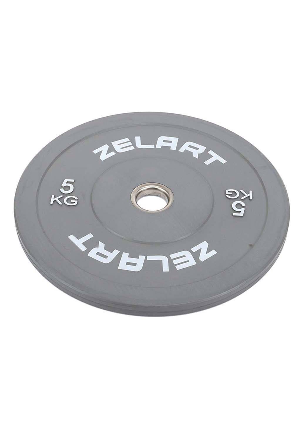 Млинці диски бамперні для кросфіту гумові TA-7797 5 кг Zelart (286043606)