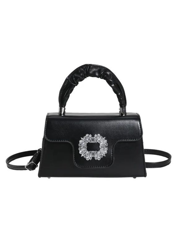 Женская сумка 10392 кросс-боди черная на ремешке No Brand (306709575)