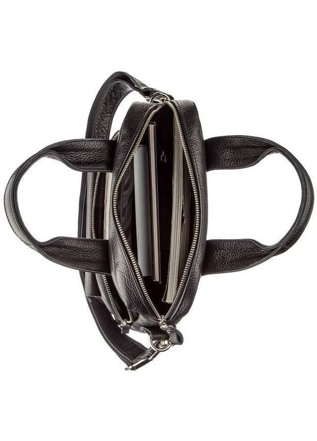 Сумка планшет через плечо для документов и для телефона мужская из натуральной кожи средняя Черный 36949 Shvigel (361660284)