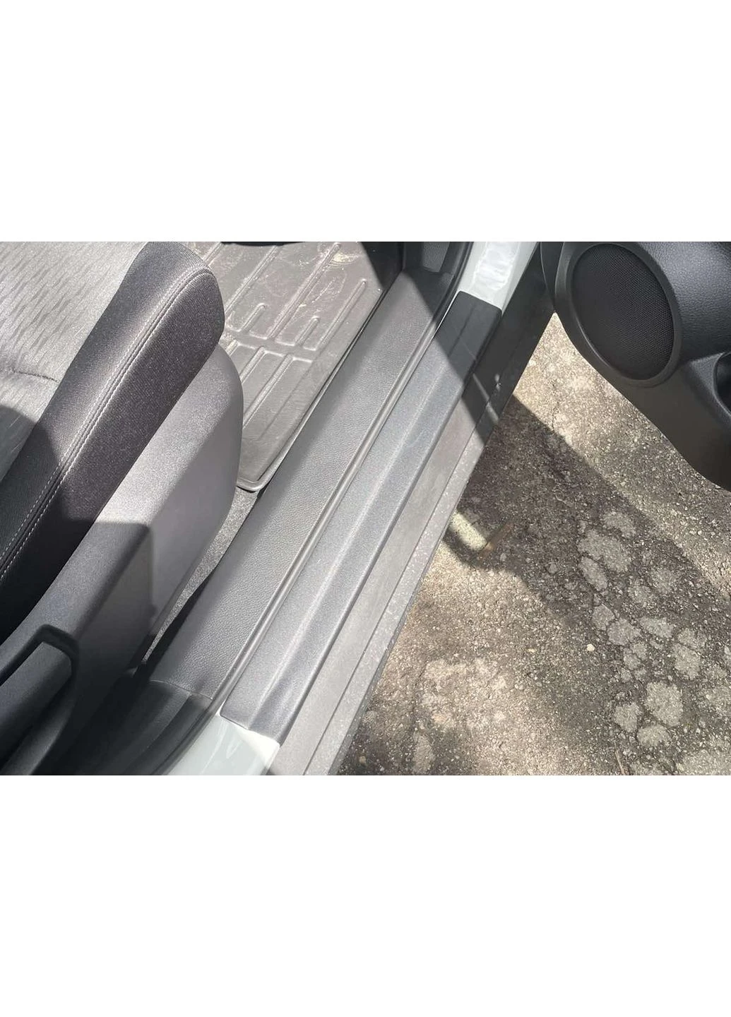 Накладки на дверные пороги EuroCap (4 шт, ) для Nissan T32/Rogue 2014-2021 гг ABS X-Trail (390089608)
