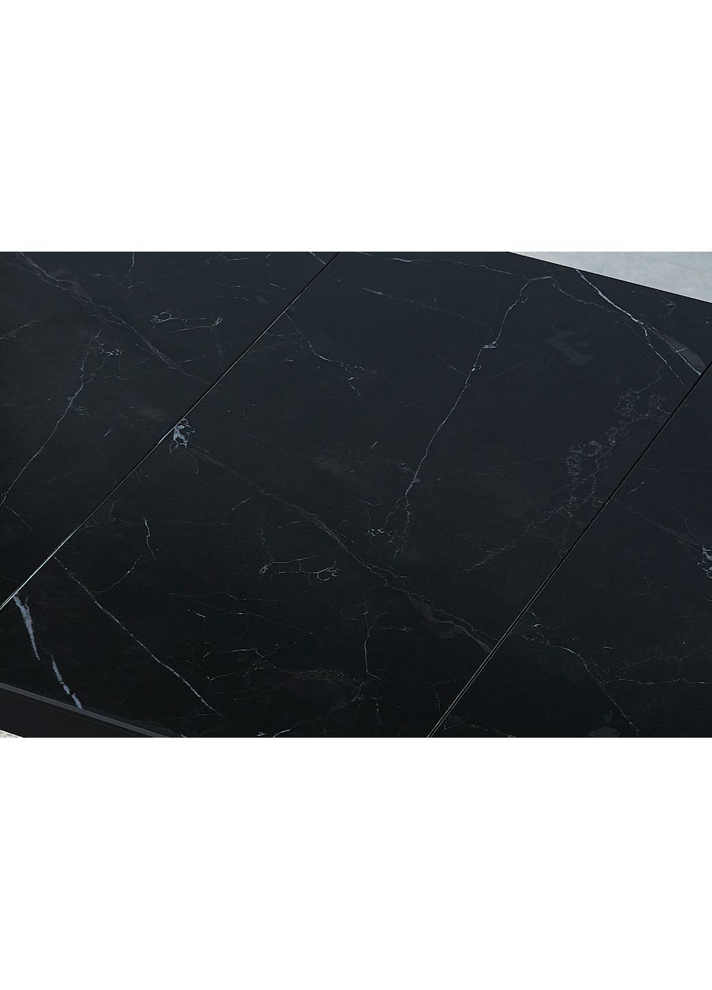 Стол обеденный раскладной BERLIN CERAMIC 140(180)*80 мат керамика/черный каркас Intarsio (372178901)