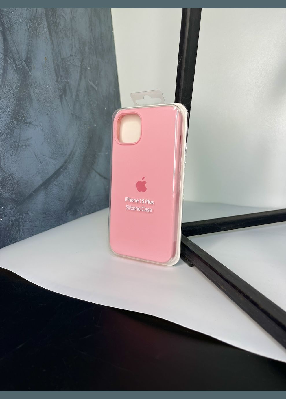 Чохол на iPhone 15 відкрита камера, закритий низ silicone case на apple айфон Brand iphone15plus (294092136)