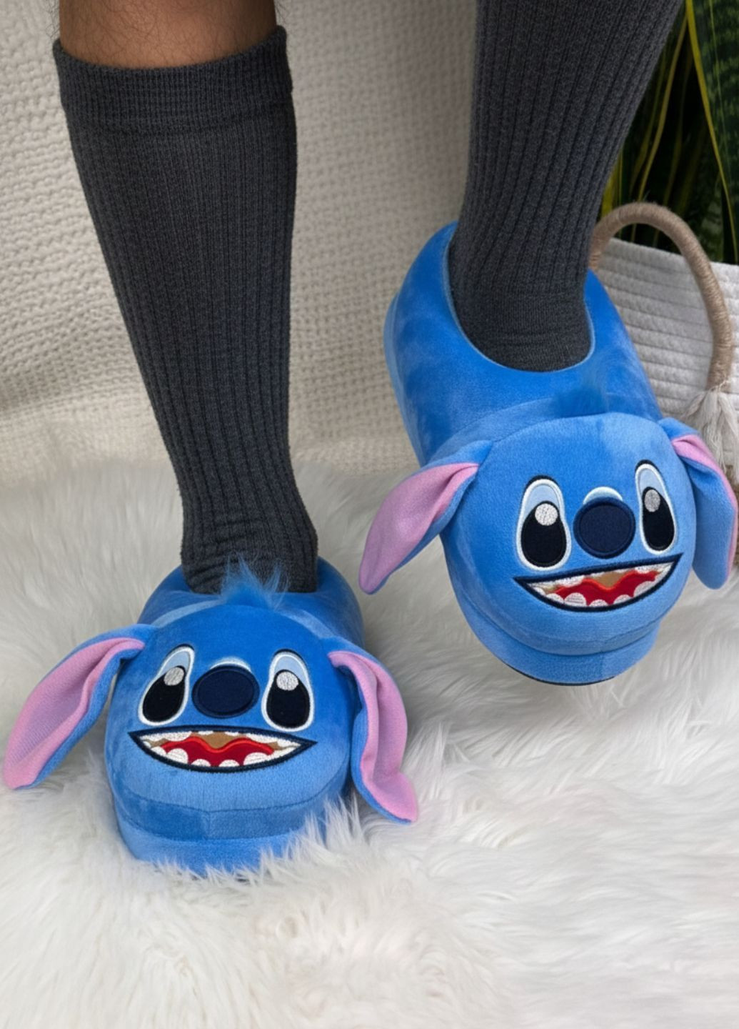 Плюшеві чоловічі капці кігурумі Стіч My Kigu (369622905)