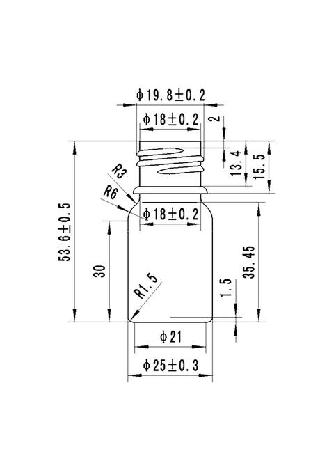 Флакон полимерный темный 10 мл с белой крышкой El Studio (332792952)