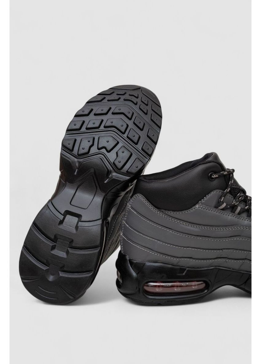 Серые демисезонные кроссовки мужские зимние на меху Ager 248RCX619