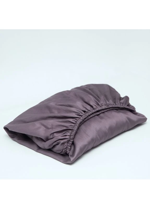 Простыня на резинке Сатин Premium 200х200х25 см (MS-850006838) Moon&Star Velvet Plum (394448896)