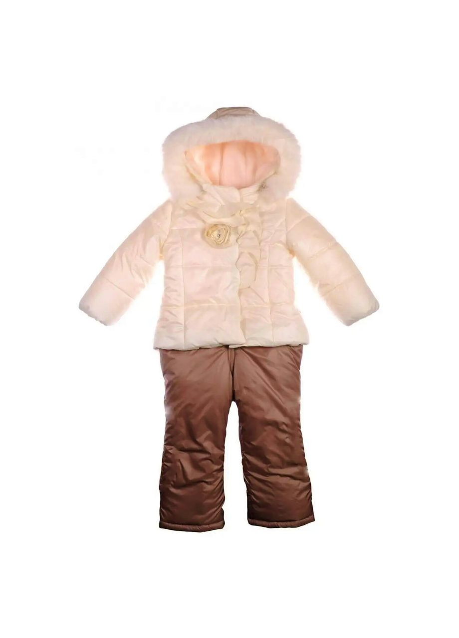 Зимовий комбінезон для дівчинки 101009-36/60 бежевий 98 Garden Baby (307171908)