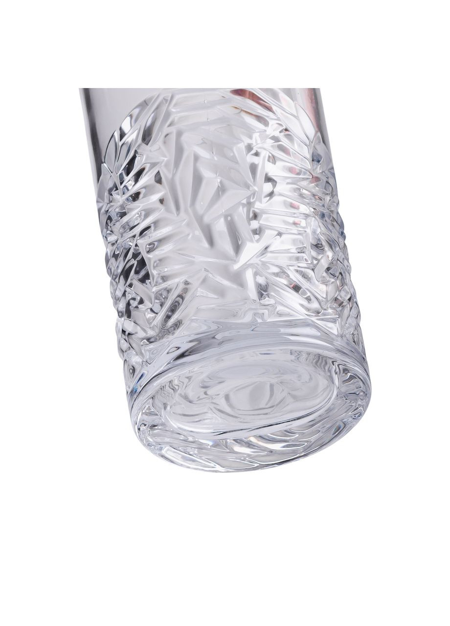 Ваза для цветов прозрачная 25 см стеклянная декоративная ваза 1.8 л ваза под цветы HP-19-142 Yiwu (353504084)