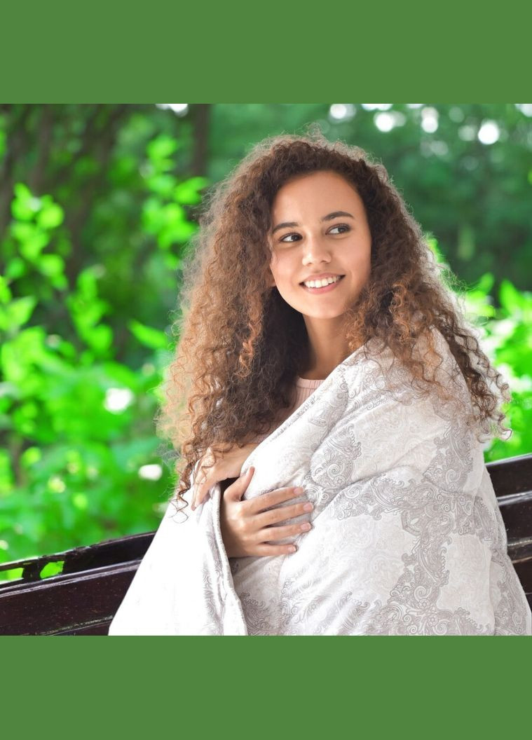 Летнее одеяло AFRODITA 155х210 см искусственный пух принт (8-35886) IDEIA (325417575)