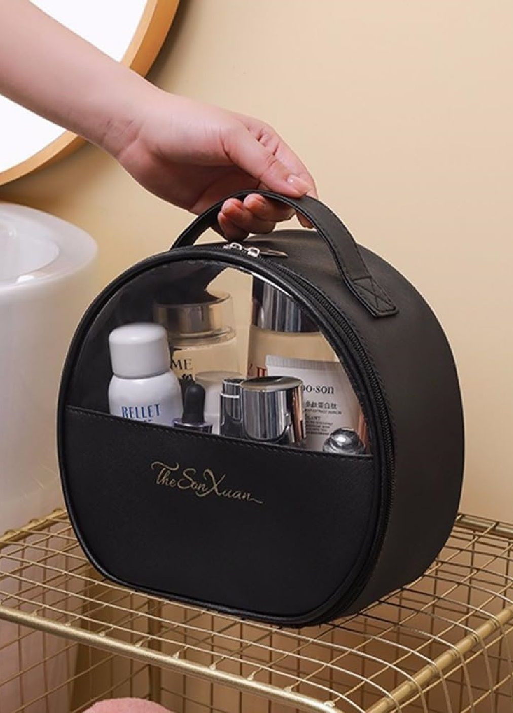 Косметичка органайзер сумка бокс для хранения косметики средств личной гигиены экокожа 22х9х23.5 см (476811-Prob) Unbranded (291118180)