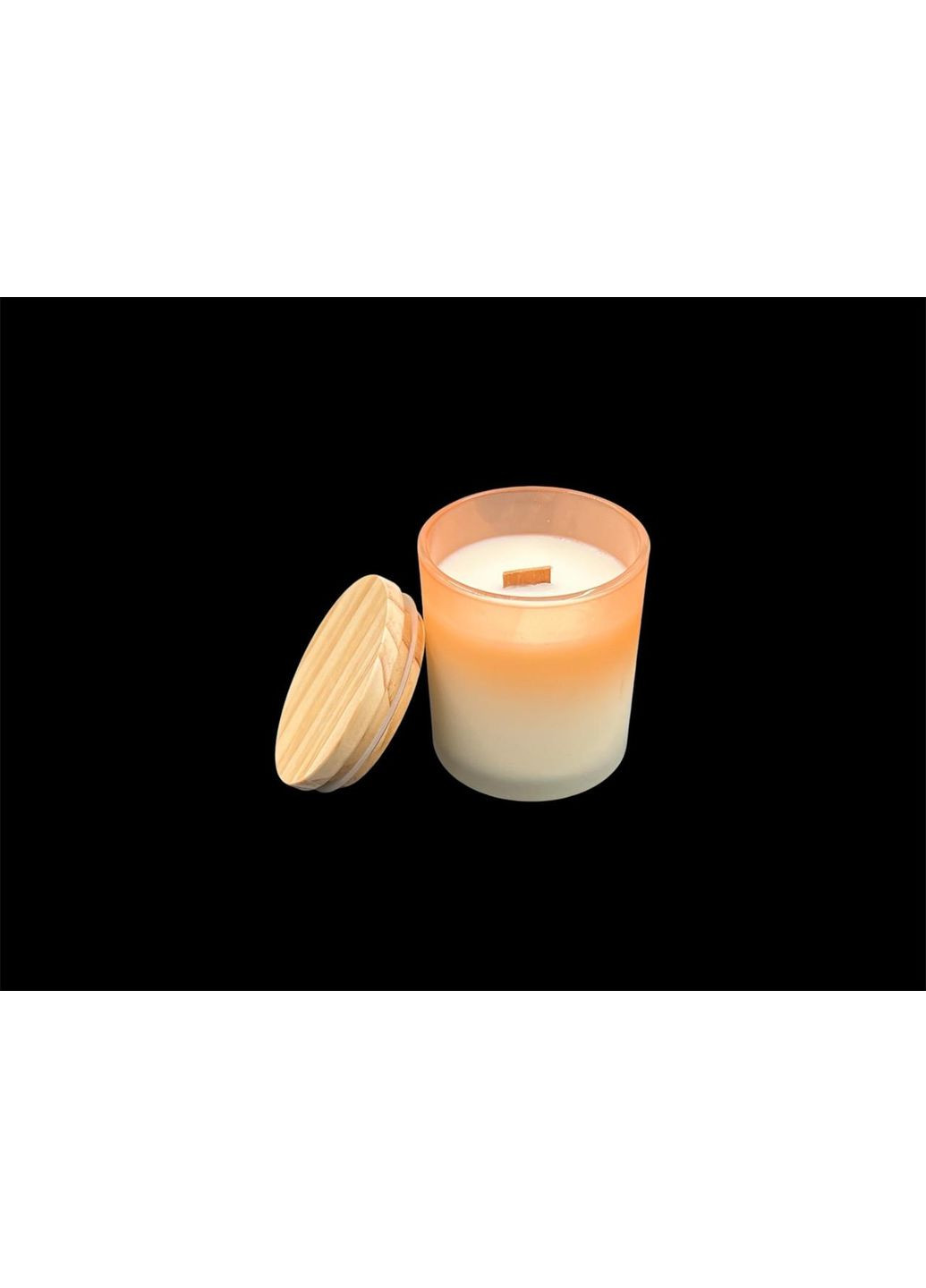 Аромасвечка с деревянным фитилем. Шампань. 85х70мм HM furnitura (365248653)