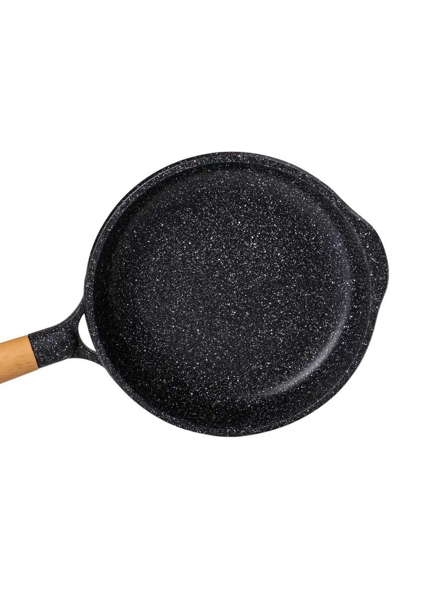 Сковорода универсальная MGC алюминиевая 24 см с антипригарным покрытием, черный MGC HP-4-423B No Brand (360481736)