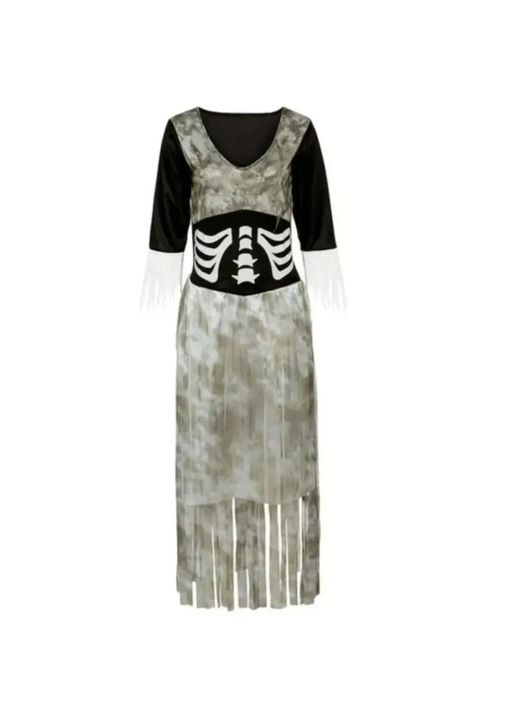 Плаття на Хеловін жіноче сіро-чорний Jannet Сукня (354330941)