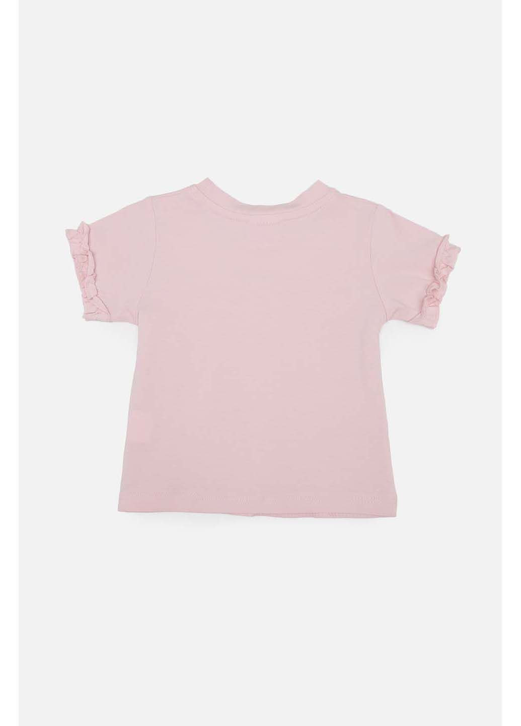 Розовая летняя футболка Miss Feriha