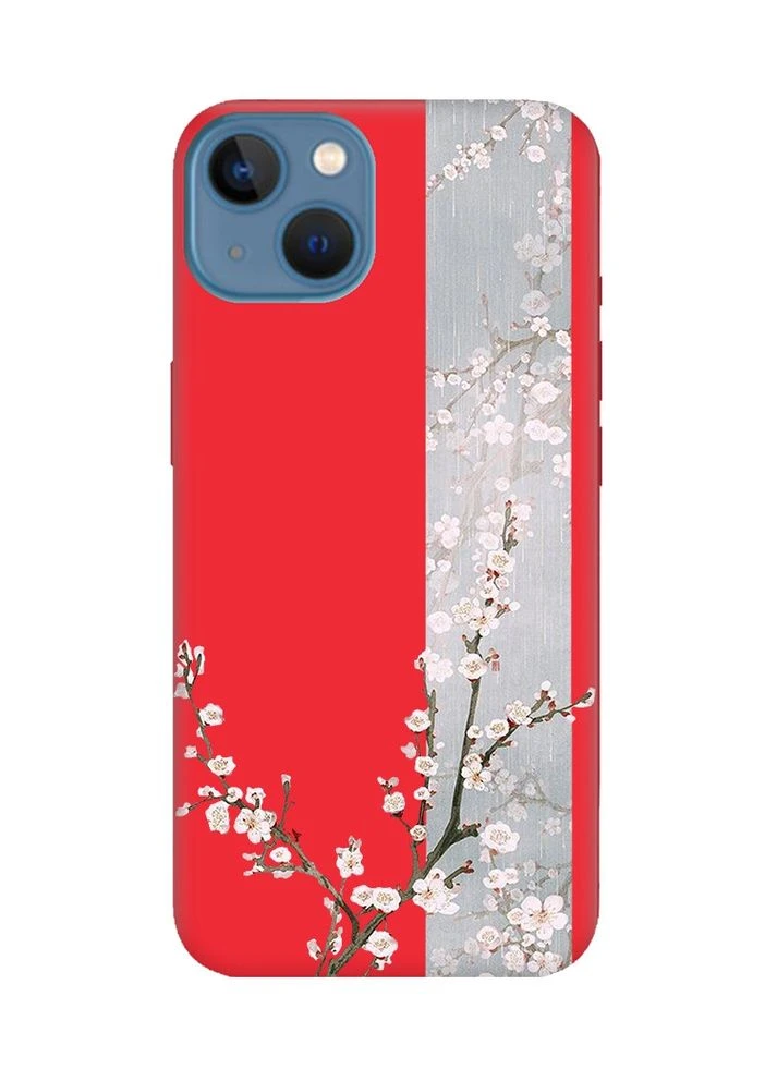 Матовый чехол на iPhone 13:: Цветущая сакура (принт 285) Creative (360677580)