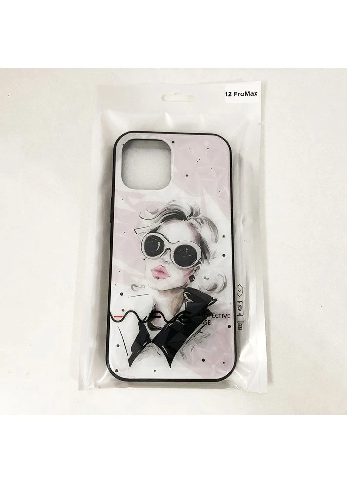 Чехол для Apple iPhone 12 Pro Max девушка в очках. Цвет: OI-23 No Brand (377103374)