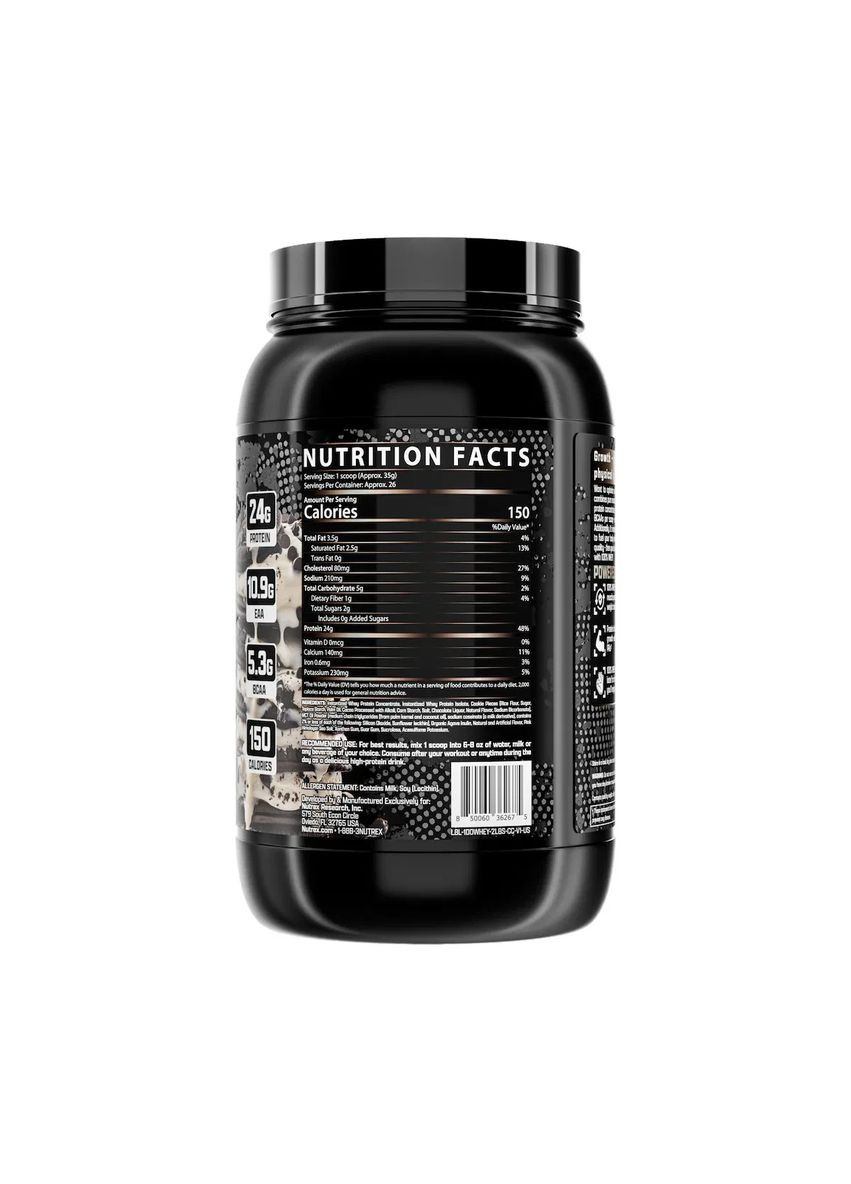 Сироватковий протеїн 100% Whey Печиво з кремом 910 г Nutrex (362411808)