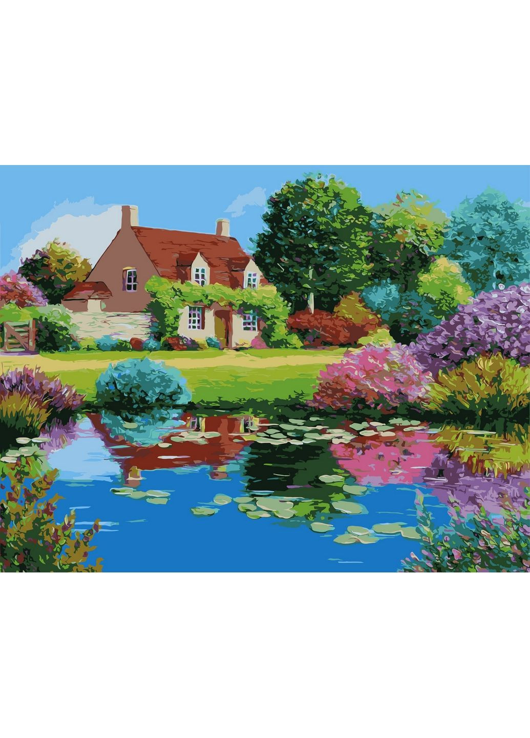 Картина по номерам "мальовниче озеро" ArtStory (282594758)