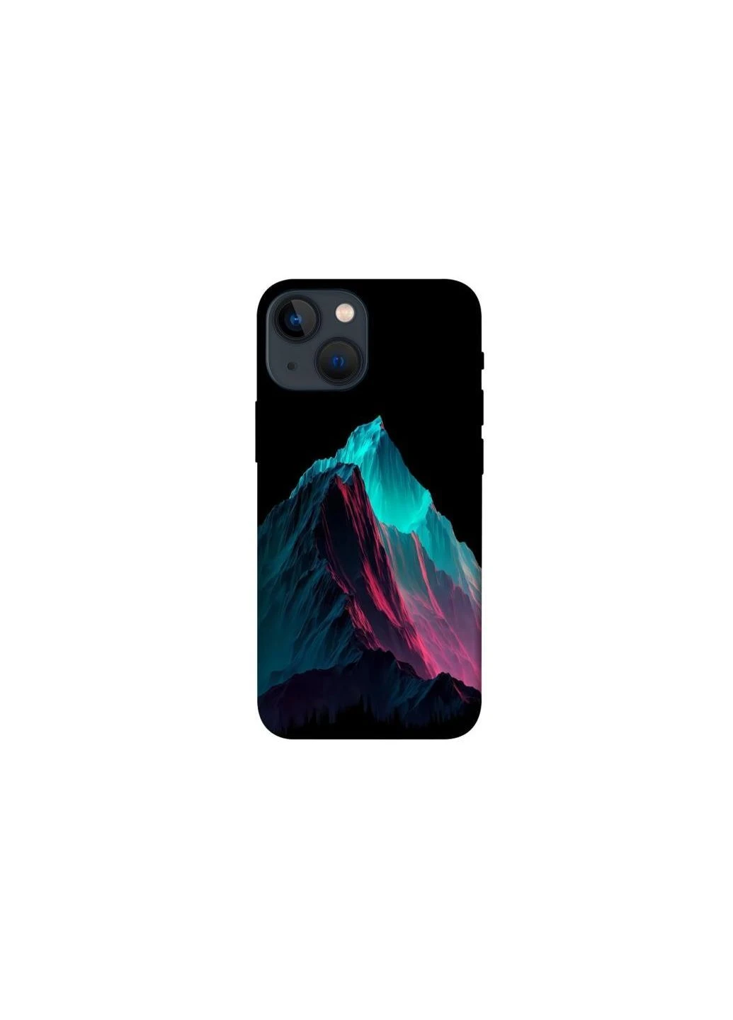 Чехол на Apple iPhone 13 mini (5.4") Neon mountains Frontalka (381150990)