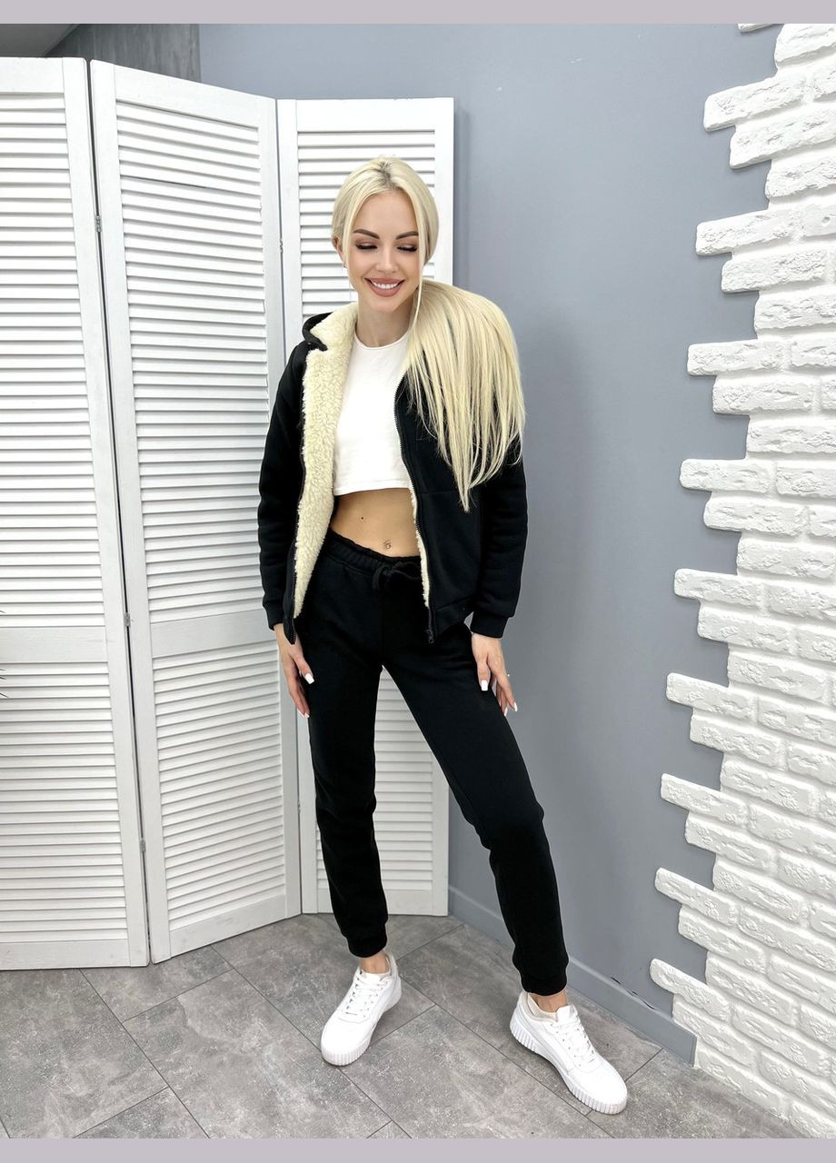 Зимовий спортивний костюм на хутрі Fashion Girl (300775461)