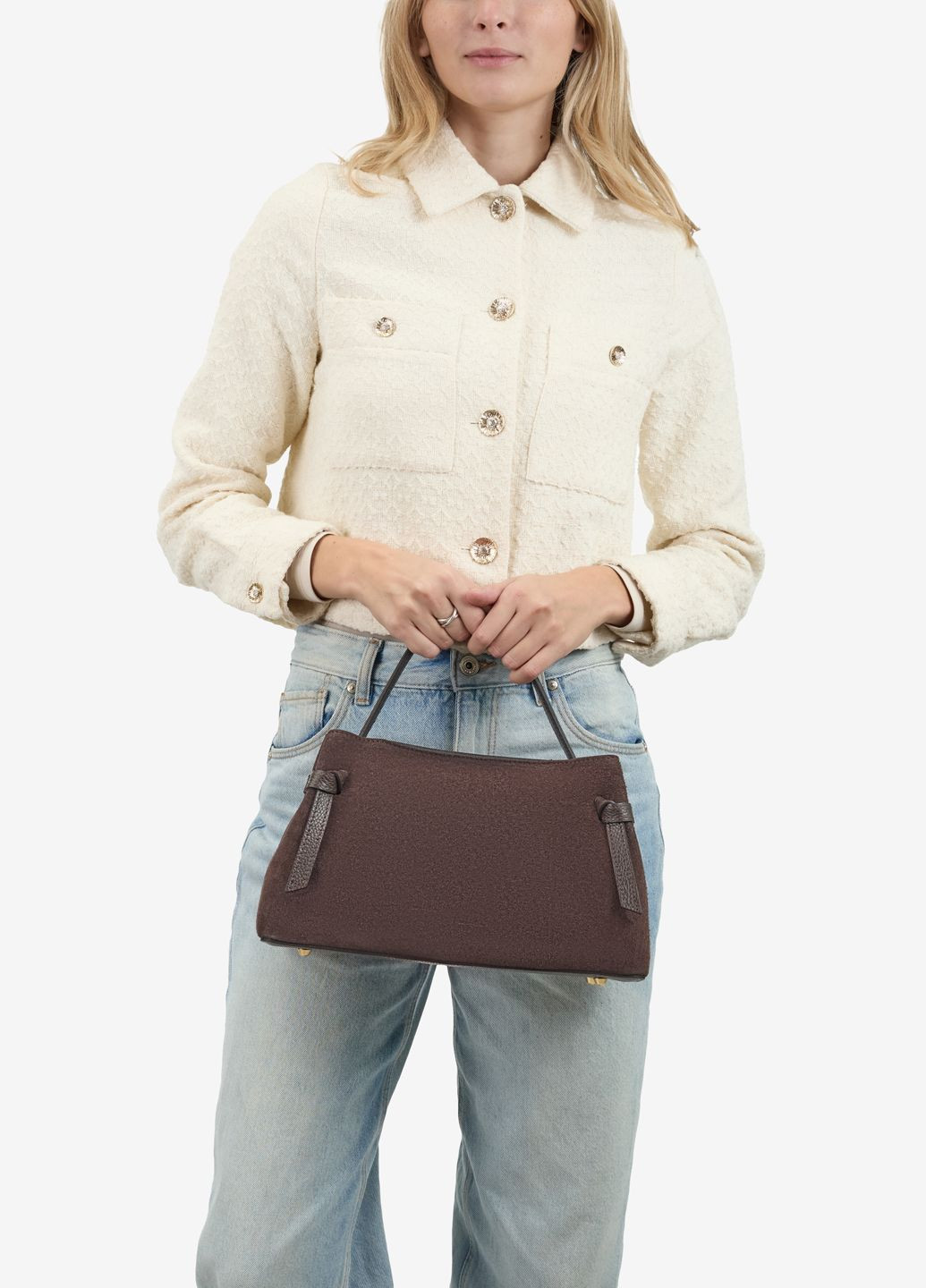 Сумка жіноча замшева крос-боді середня Сrossbody Regina Notte (369446280)