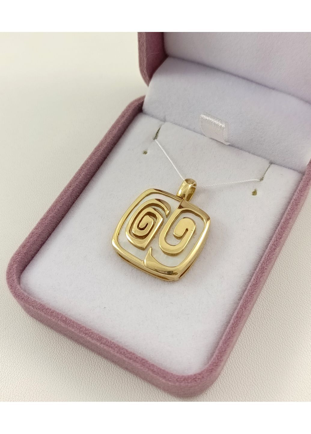 Подвеска золотая с перламутром 1ППрл No Brand Підвіска (370756211)