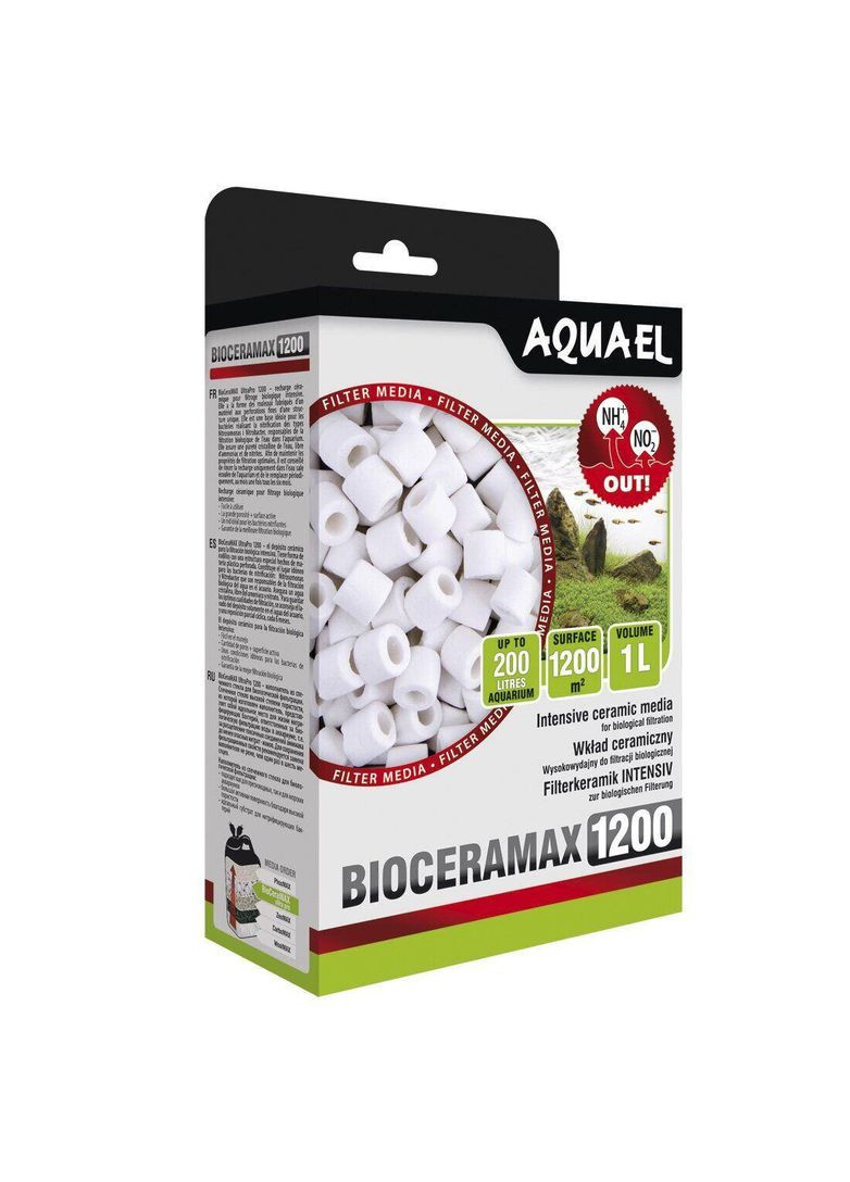 Вкладыш в фильтр BioCera Max Ultrapro 1200, керамический, 1 л Aquael (365592940)