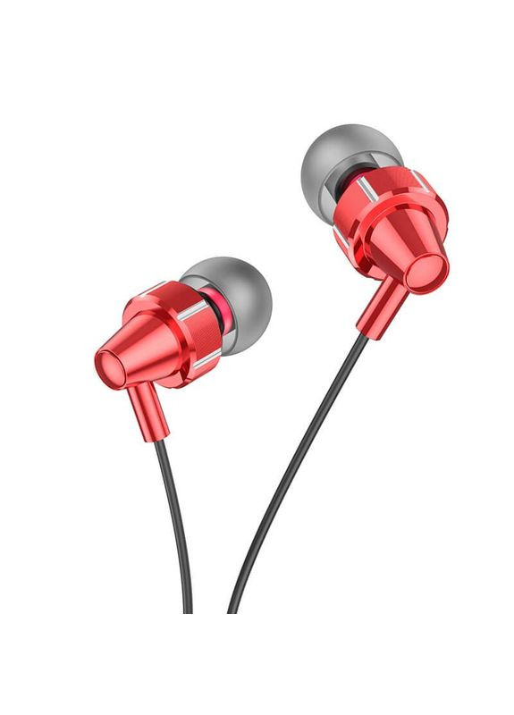 Навушники Delight wired digital earphone with microphone M90 1.2м червоні Hoco (280876591)