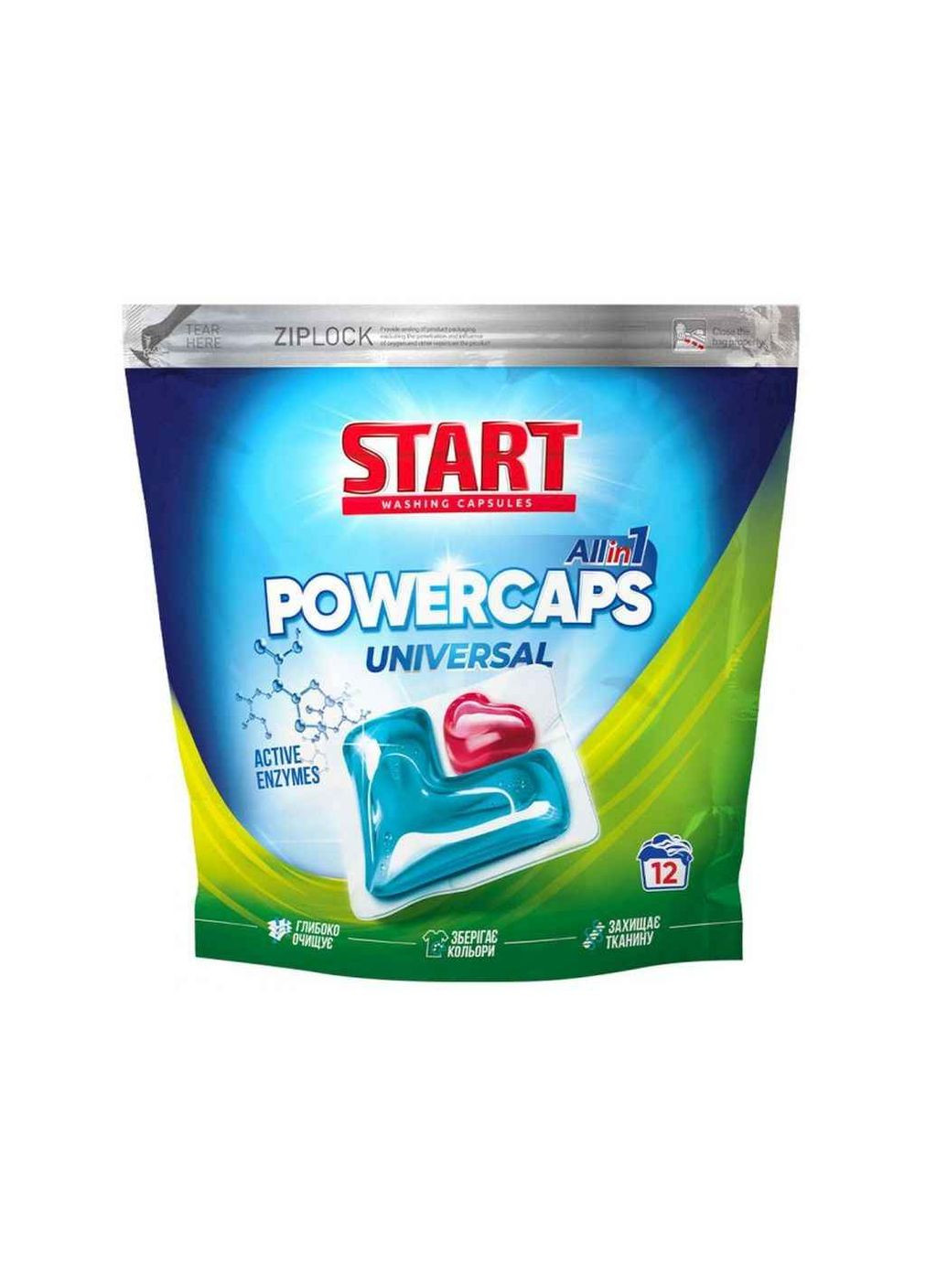 Капсули для прання 12шт Universal Start (357222417)
