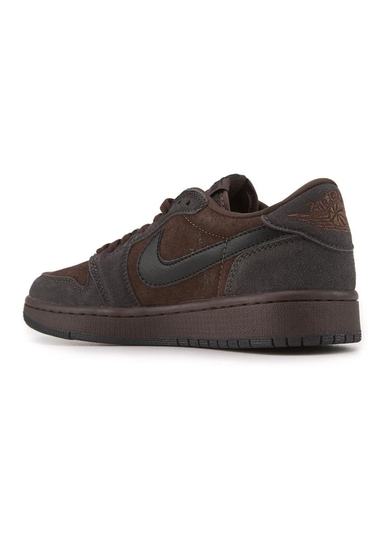 КРОССОВКИ ЖЕНСКИЕ NIKE AIR JORDAN 1 RETRO LOW OG SP TRAVIS SCOTT VELVET НАЙК АИР ДЖОРДАН No Brand коричневые демисезоны (368861859)