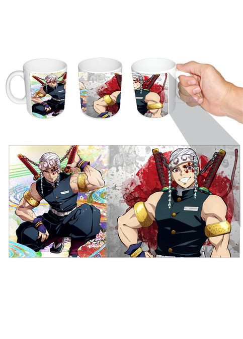 Чашка белая аниме Тенген Узуй Клинок уничтожающий демонов (z0572) No Brand (327006845)