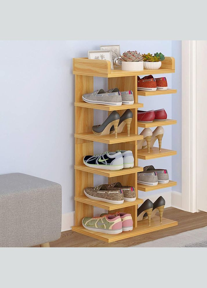 Полиця для взуття з дерева Ровередо 10 каррі (ПДО-105603) No Brand (327865933)