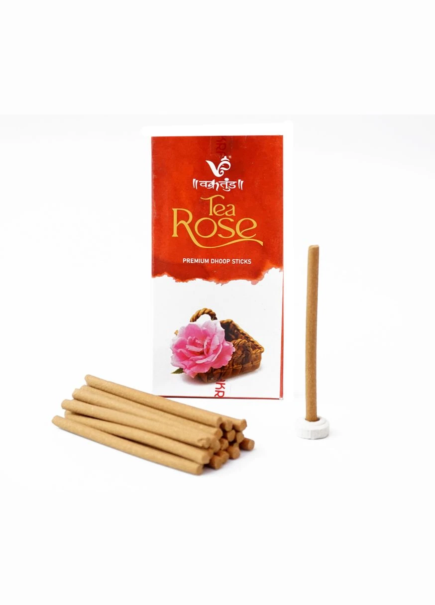 UNITED FRAGRANCE Tea Rose Dhoop 20 палочек Чайная роза No Brand (381008345)