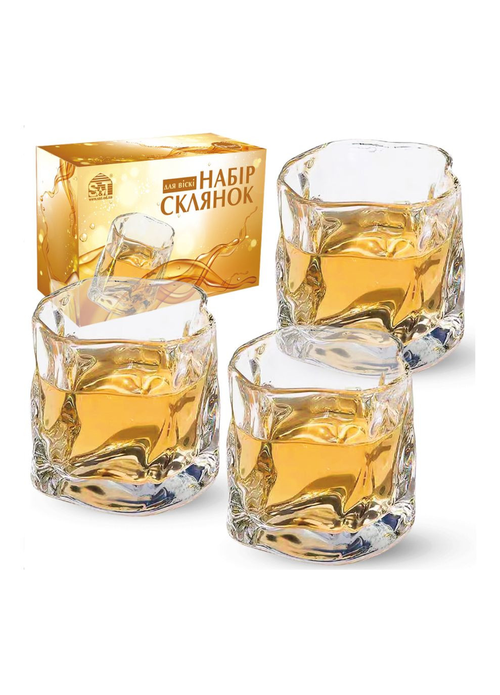 Набір склянок для віскі 260 мл 6 шт 767-18 S&T (342398822)
