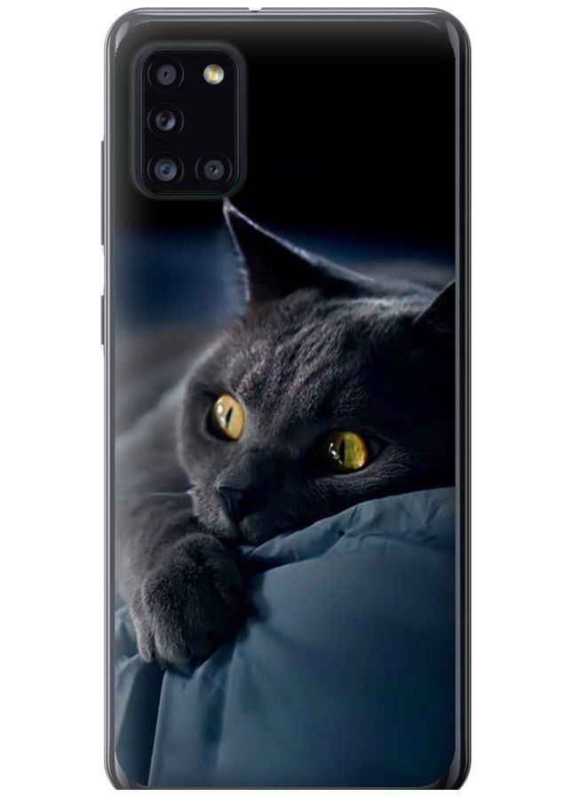 Силіконовий чохол 'Димчастий кіт' для Endorphone Samsung Galaxy A31 A315F (265226099)