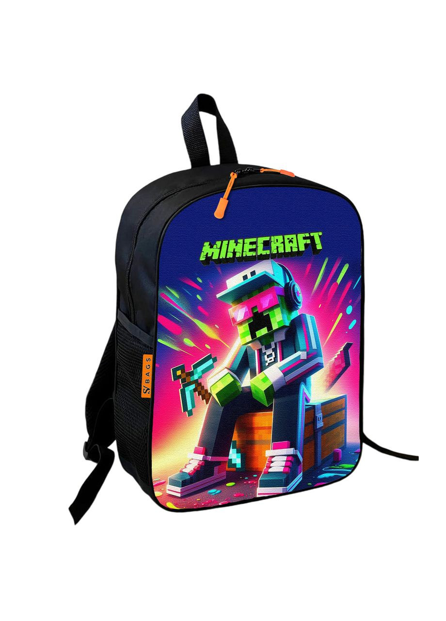 Рюкзак школьный Minecraft – Крипер с киркой, 36×27 см, для мальчиков (1971) No Brand (329689103)
