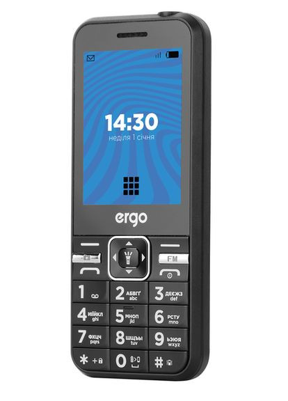 Мобильный телефон E281 Dual Sim Black Ergo (278367102)