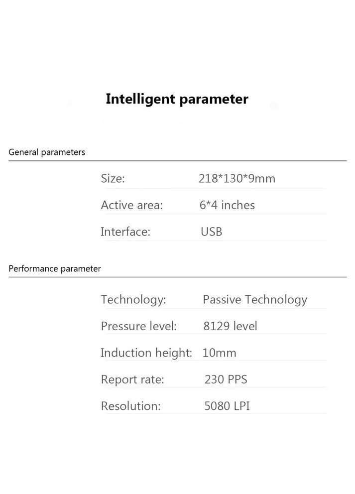 Графічний планшет VEIKK S640 для малювання No Brand (303360500)