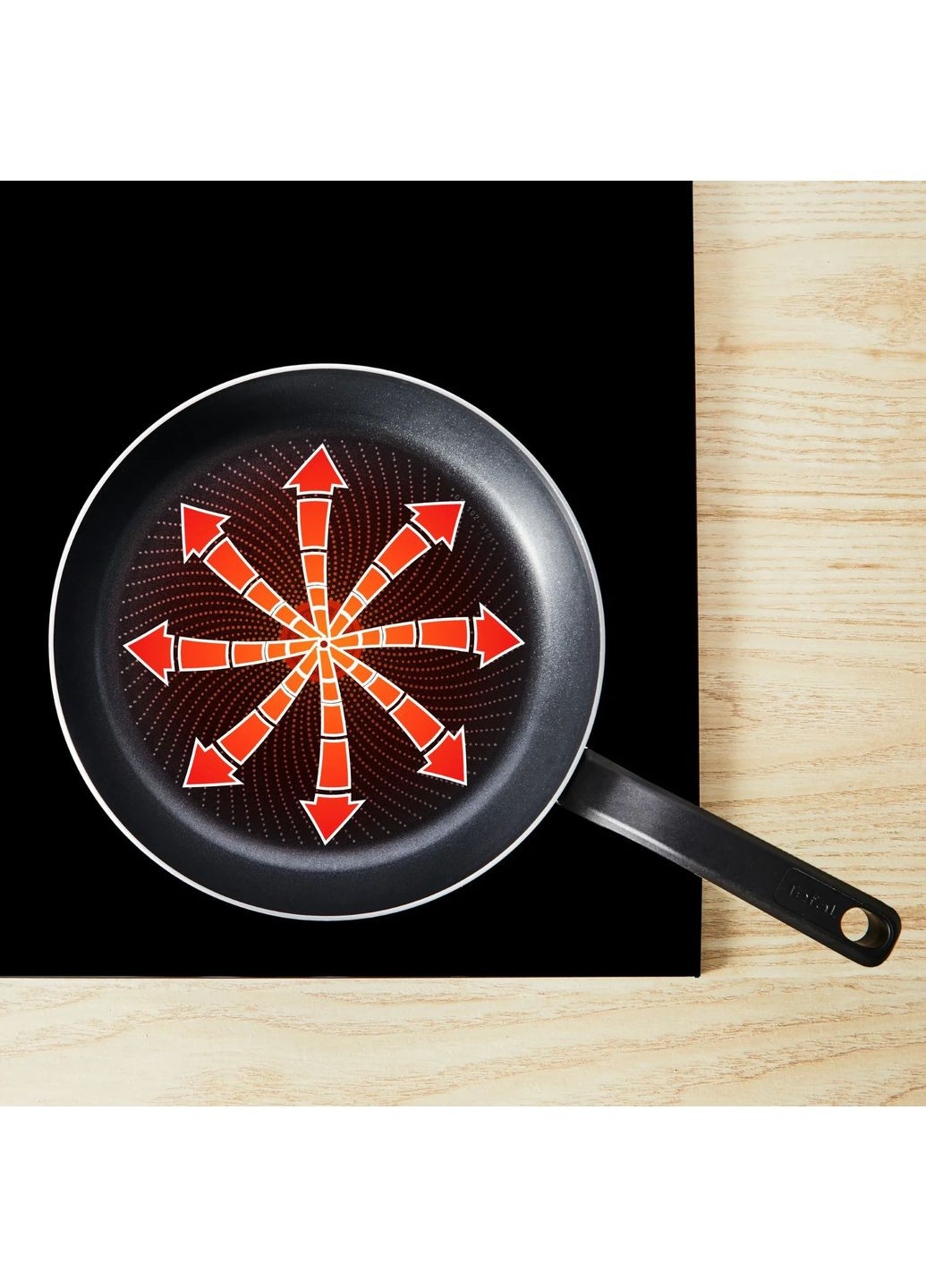 Сковорода для блинов So' Light, 25см, алюминий, бакелит, черный Tefal (360399012)