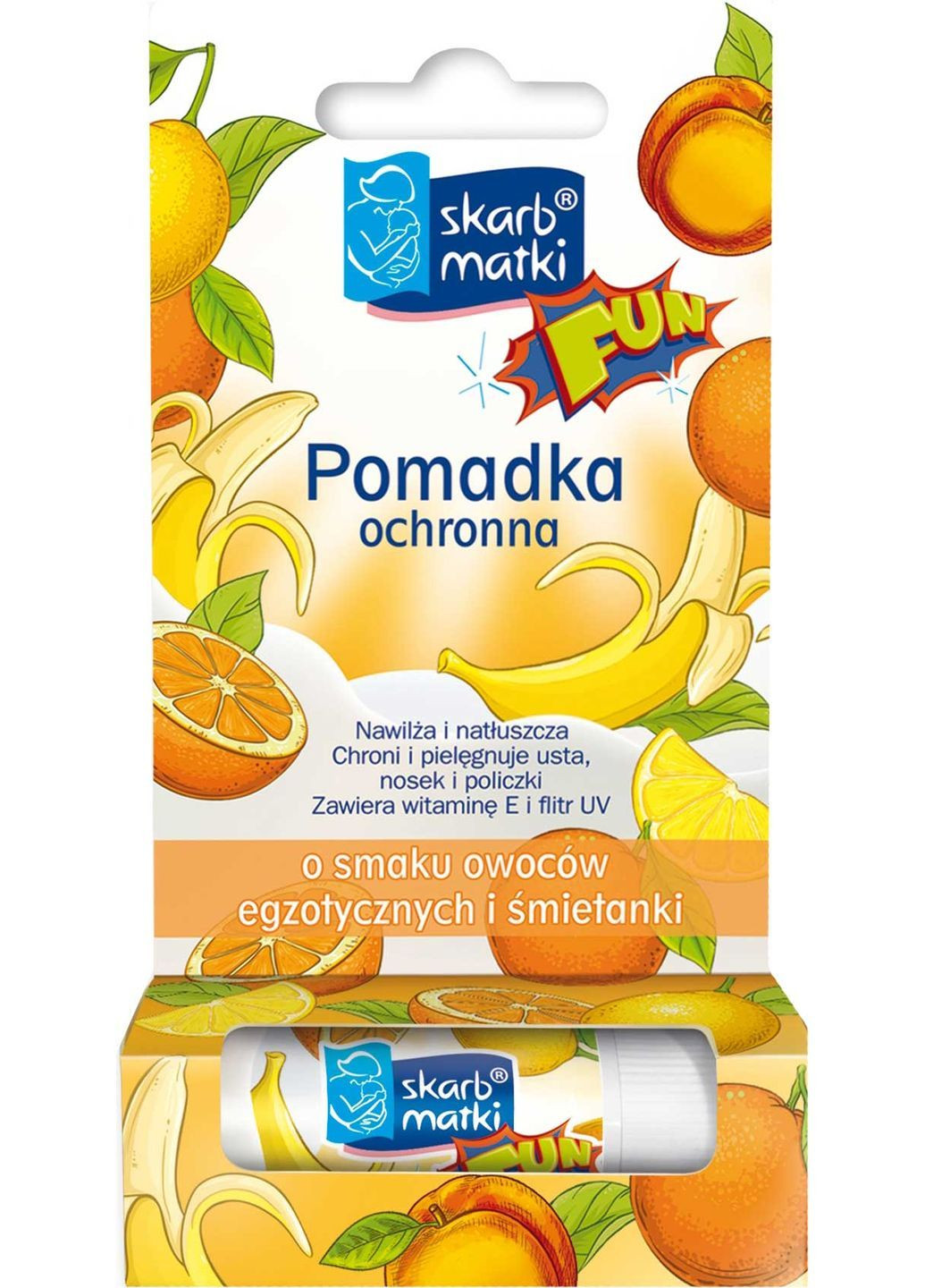 Помада со вкусом экзотических фруктов и сливок, 6,5 г (1961) Skarb Matki (362003685)