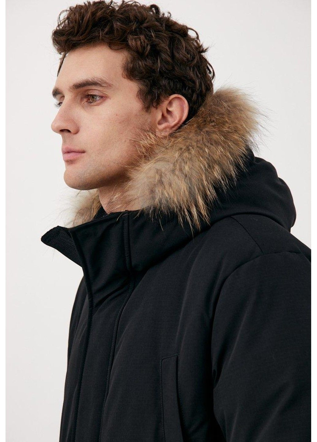 Черный зимний Пуховик Finn Flare