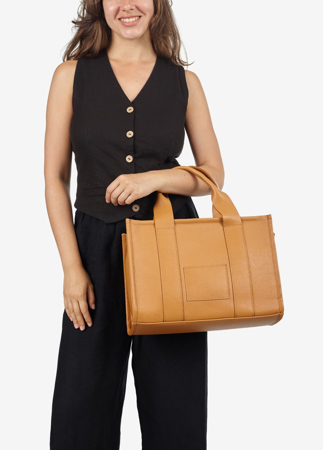 Сумка женская кожаная тоут большая Tote Regina Notte (299901454)