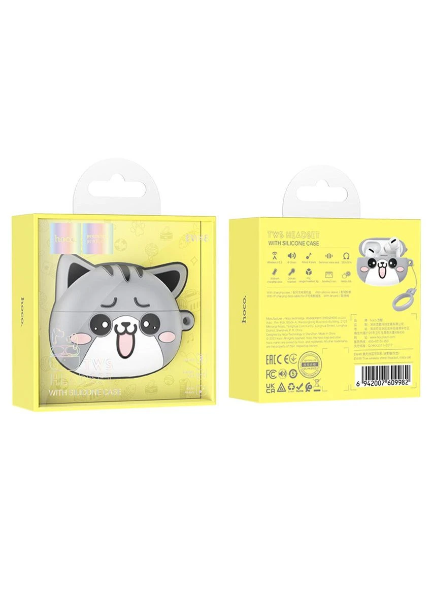 Наушники EW48 True wireless stereo headset Misty Cat Hoco (301090931)
