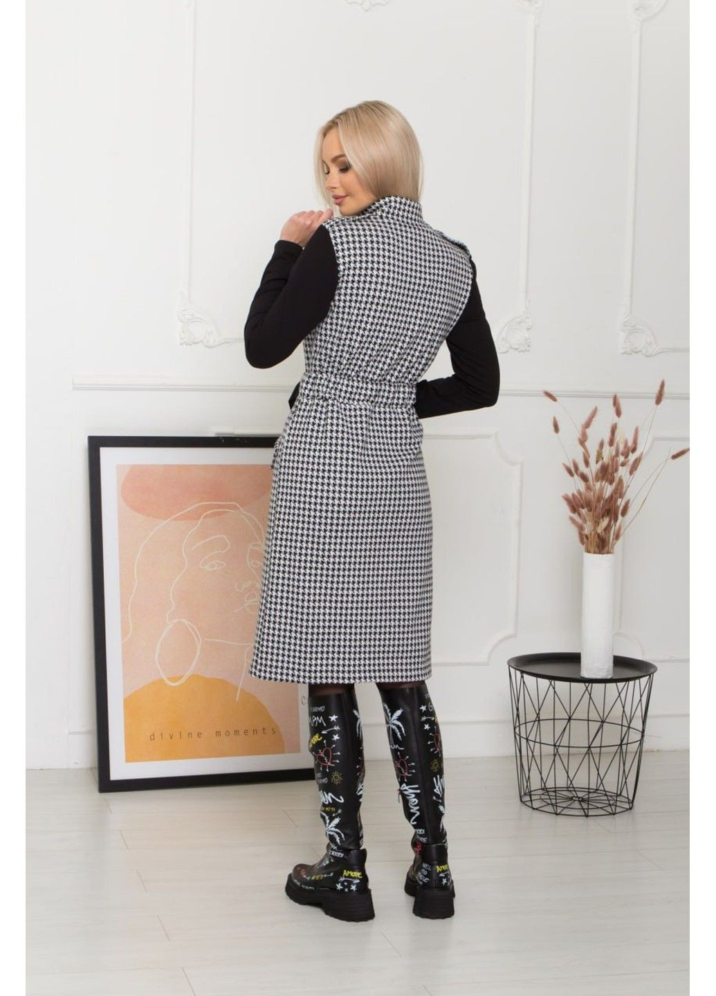 Серое платье 200526 DIA COSA