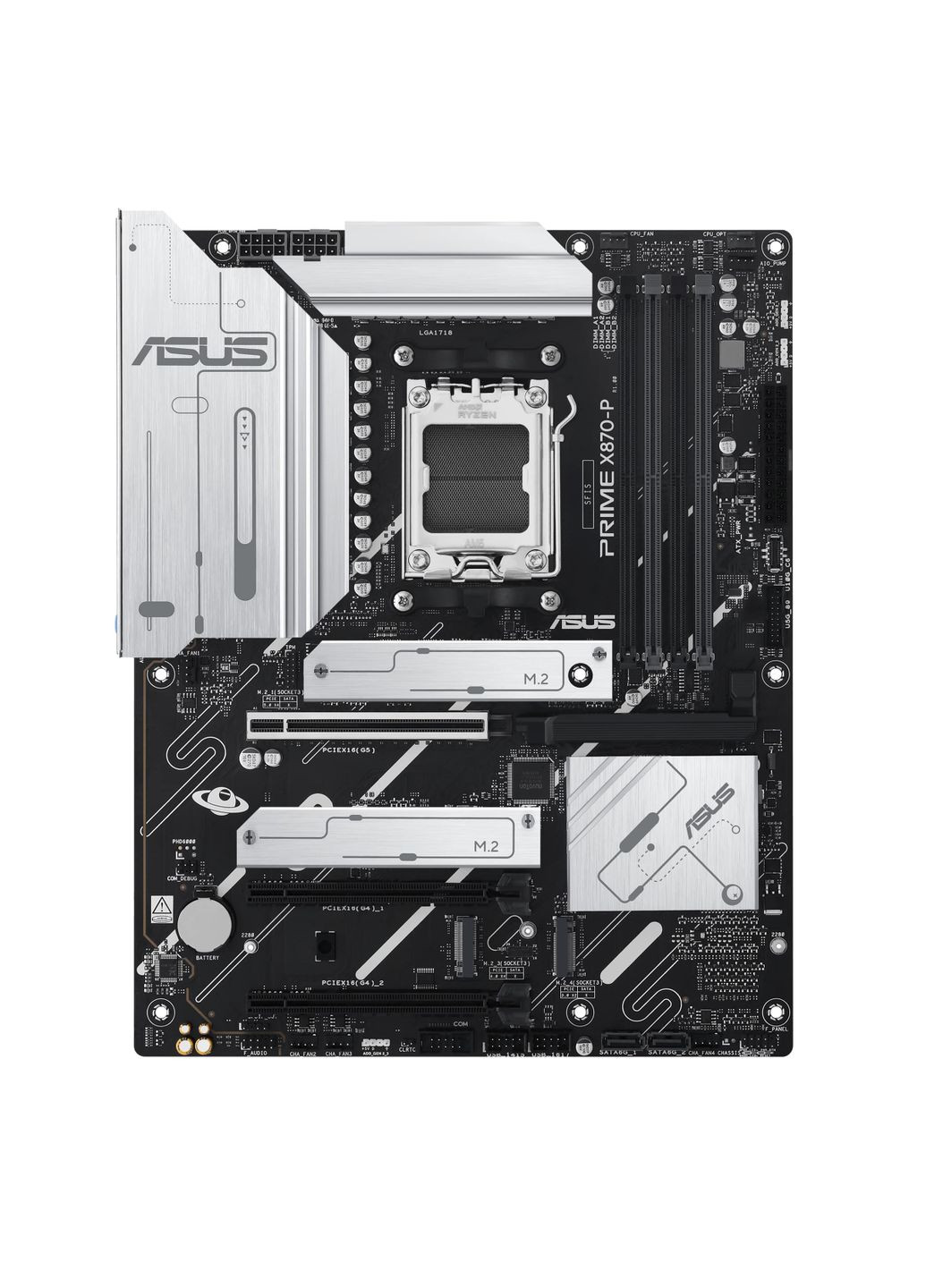 Материнcька плата PRIME X870-P sAM5 X870 4xDDR5 M.2 HDMI ATX Asus (314748167)