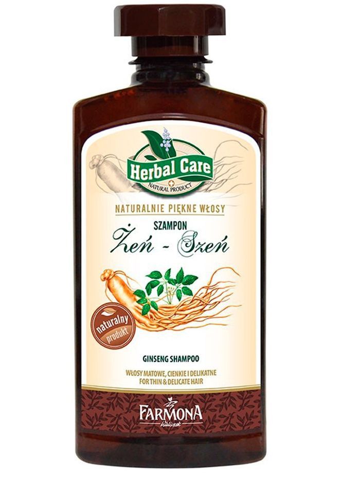 Шампунь женьшень для матового тонкого і ніжного волосся Shampoo Ginshen 330ml (2-638048) Farmona (369791340)