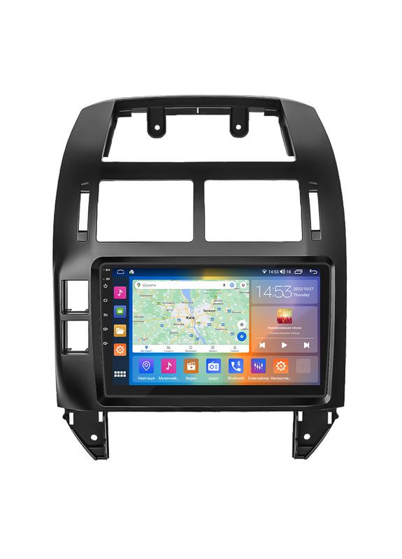 Штатна магнітола 9" для Volkswagen Polo IV 2001-2005 4/64Gb CarPlay 4G Wi-Fi GPS Prime Вольксваген 3шт Lesko (336201840)