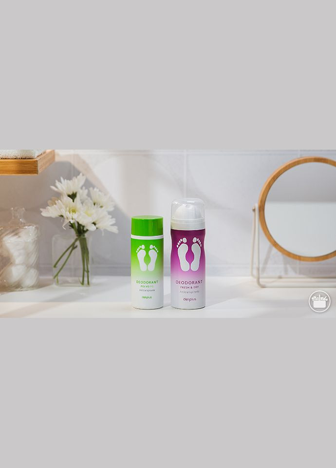 Desodorante-пудра для ніг Antitranspirante, 75 g Deliplus (339102834)