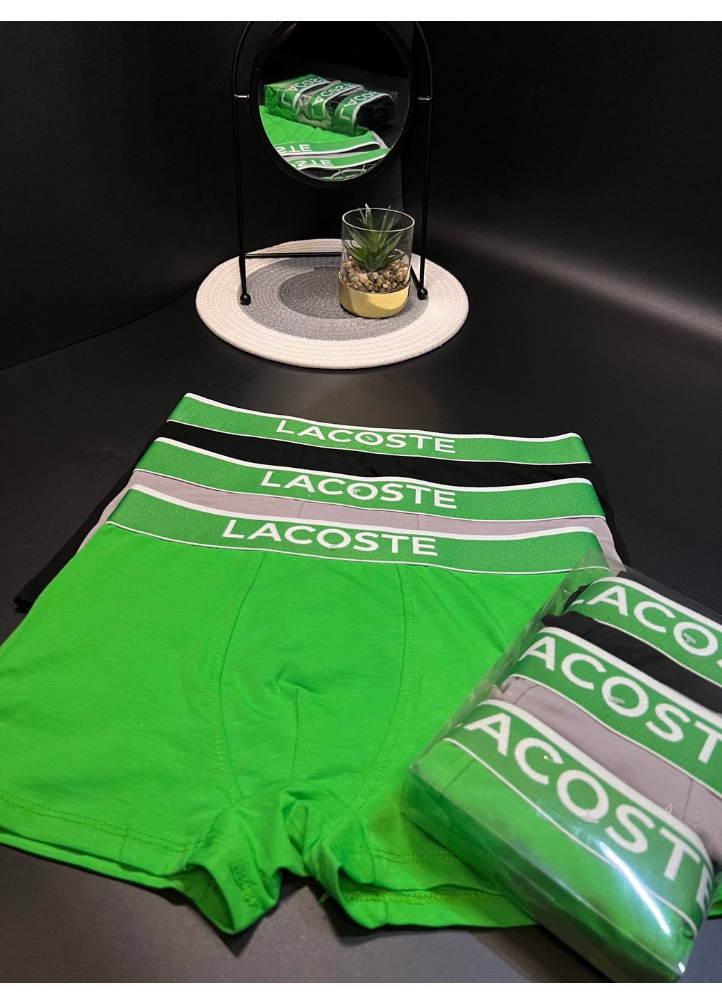 Чоловічі труси 3 шт боксери / Боксери чоловічі / Набір труси чоловічі No Brand (360978477)