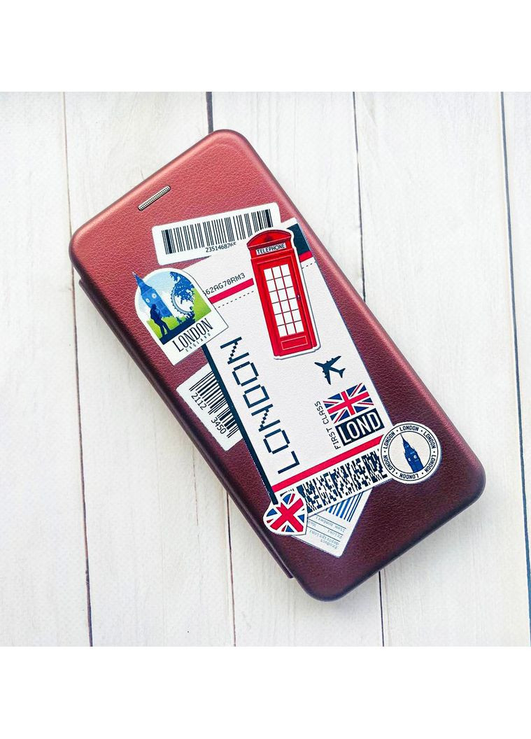 Чехол-книжка с рисунком на Xiaomi Redmi Note 13 Pro 5G Путешествия. Лондон (принт 326) Creative (355389042)